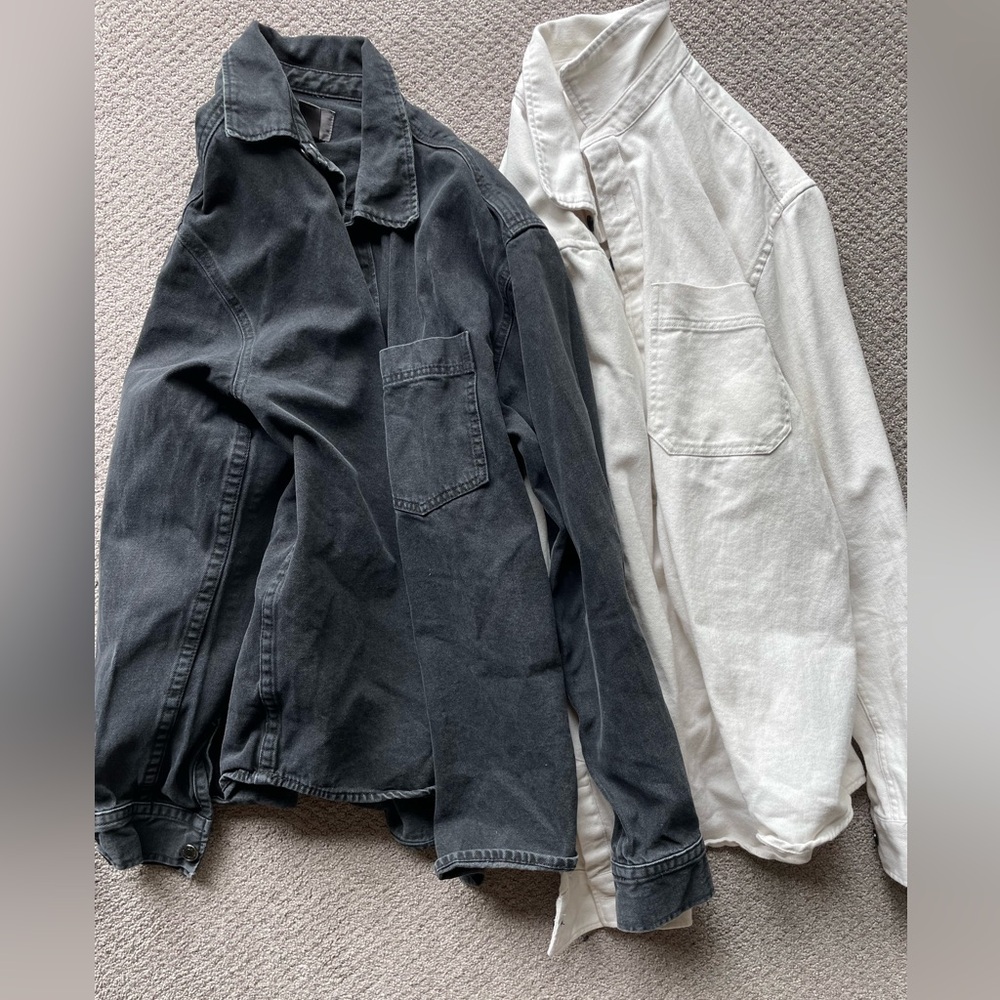 Men’s shackets from H&M size large